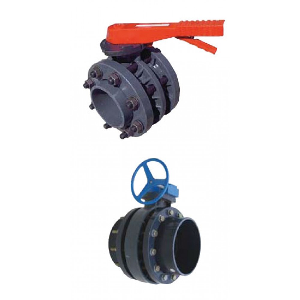 PVC Kelebek Vana Komple 63 mm 2"