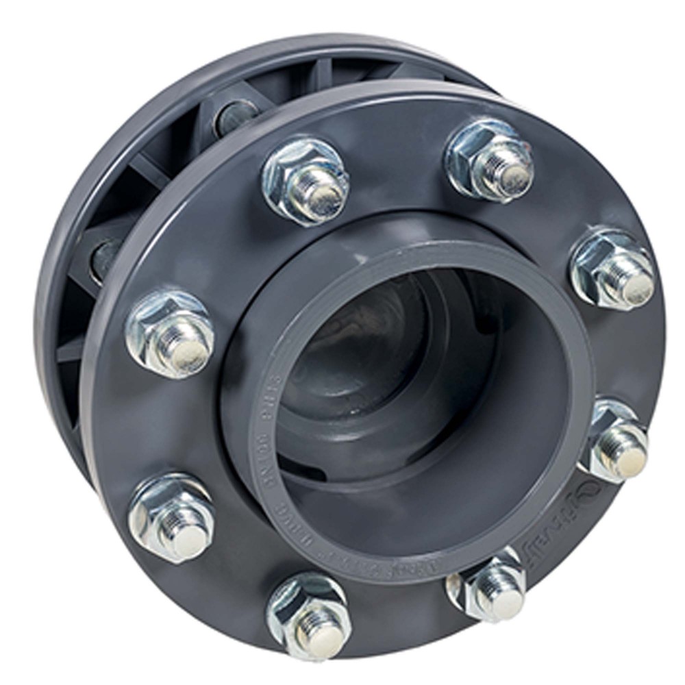 U-PVC Flanş Bağlantılı Çalparalı Çekvalf D.140 mm Çap 5"